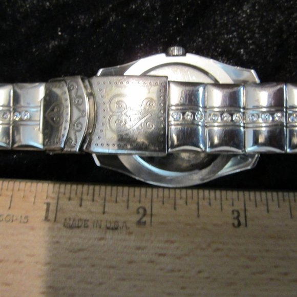 Brighton "Dana Point" Silvertone/Crystal Watch - Picture 4 of 5